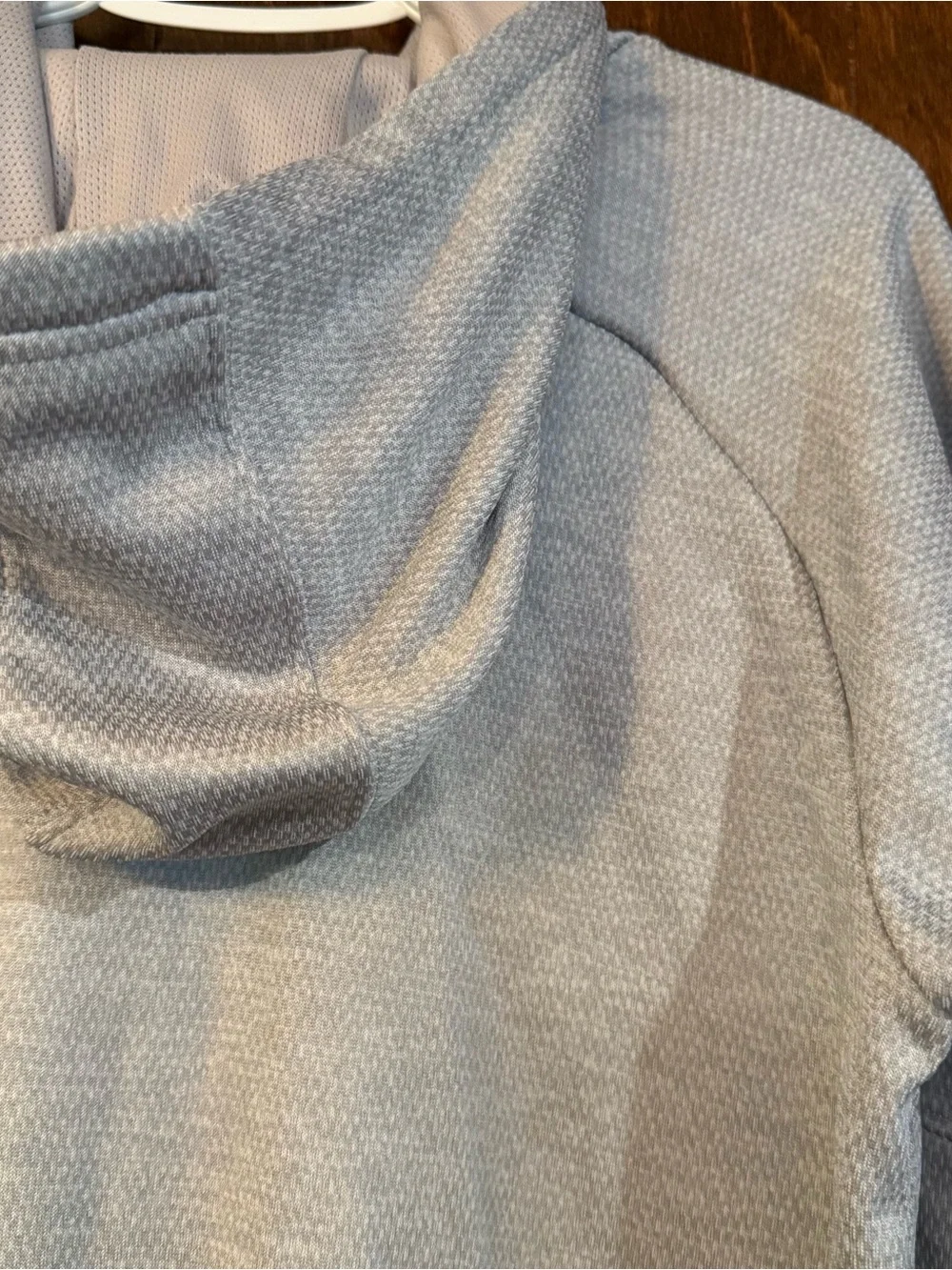 Adidas ClimaWarm Gray Cropped Hoodie Women’s Large Athleisure